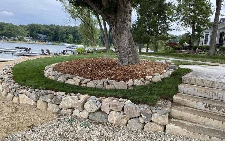 Hardscaping project by Torres