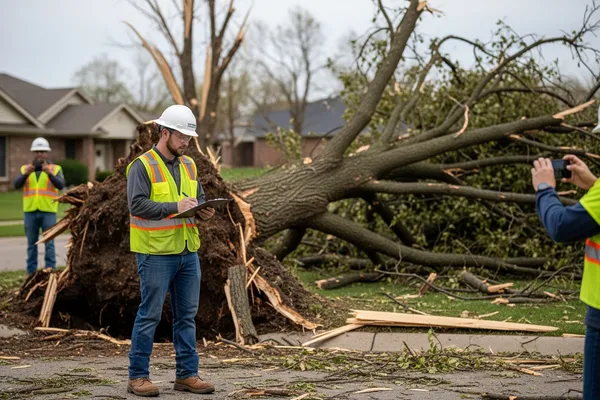 Storm damage assessment and debris removal