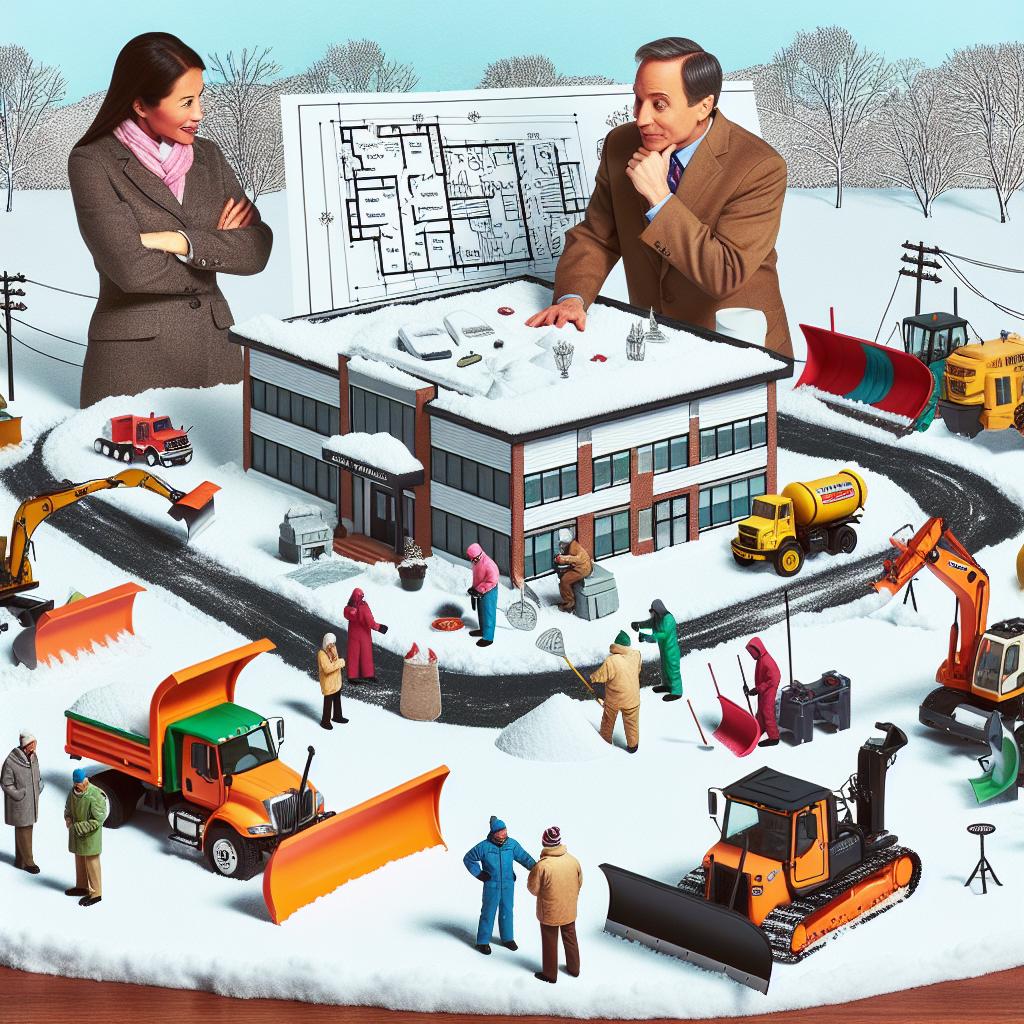 How to Prepare Your Commercial Property for Winter with Efficient Snow Plowing